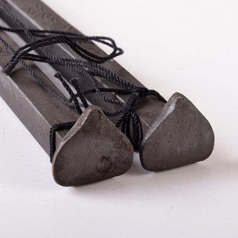 明珍火箸　五十一代　明珍宗之作　鉄製　火箸　共箱　C　8252