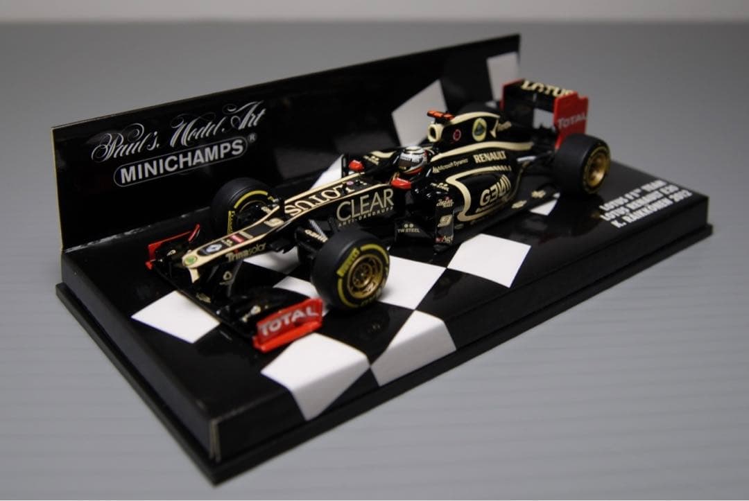 ミニチャンプス ロータス ルノー F1 1/43 ミニカー キミ・ライコネン