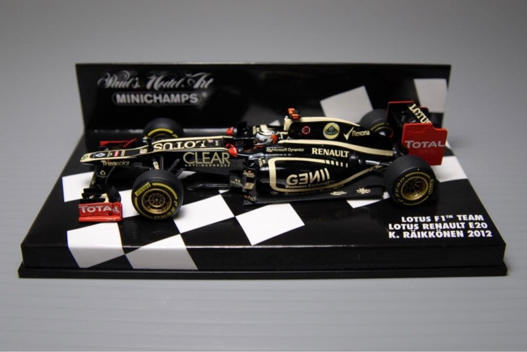 ミニチャンプス ロータス ルノー F1 1/43 ミニカー キミ・ライコネン