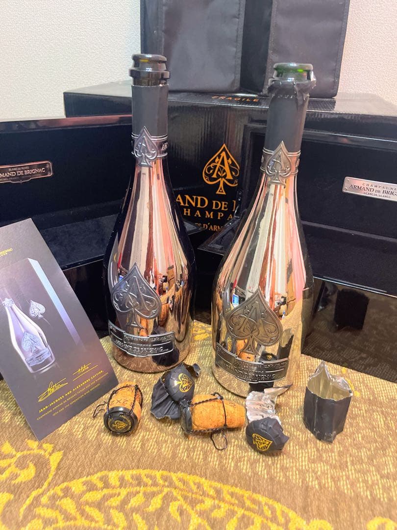 アルマンドBLANC DE NOIRS BLANC DE BLANC 2本空瓶