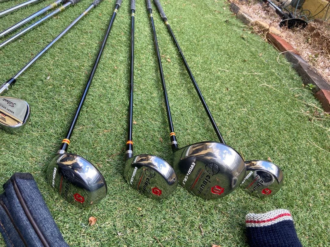 ⭐︎希少モデル⭐︎EVISU デニムゴルフバッグ⭐︎クラブセット⭐︎