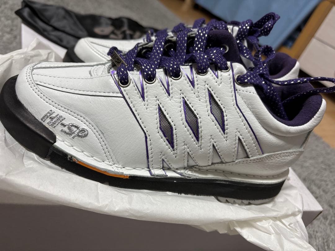 11-SP ボウリングシューズ 23.0cm ホワイト/パープル