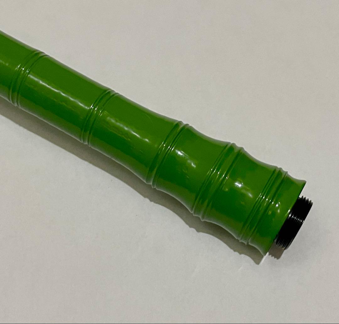 万年筆　大橋堂　植原栄一　エボナイト　ペン先21K 漆　竹型