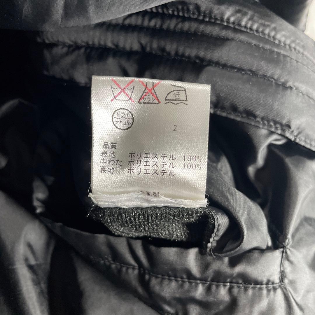 防風　防寒　オンワード　23区ゴルフ　ラウンドウェア　中綿コート　ブラック　L