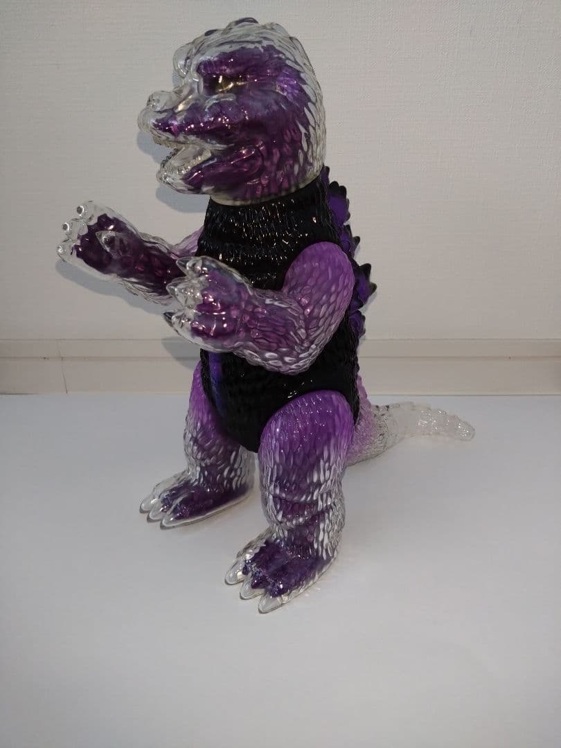 ■新品■シークレットベース ゴジラ ソフビ X-RAY パープル クリア