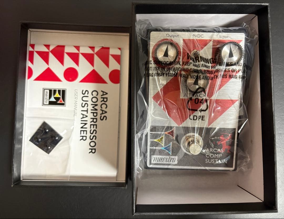 ギター Maestro Arcas Compressor Sustainer Pedal