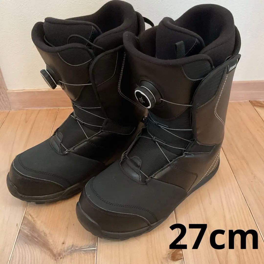 kissmark スノーボードブーツ BOAシステム ブラック/ホワイト27cm