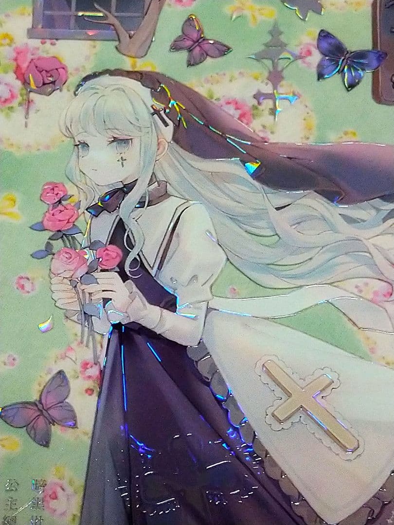 ✩再販✩J819＃镜幻序曲(贝壳光)刺猬家切り売り海外人物マステ女の子