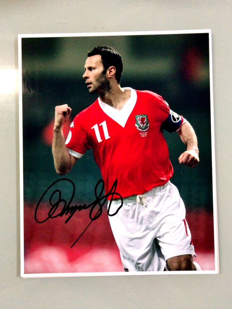 セール中…ライアン・ギグス直筆サイン入り超大型写真…Ryan Giggs有名監督