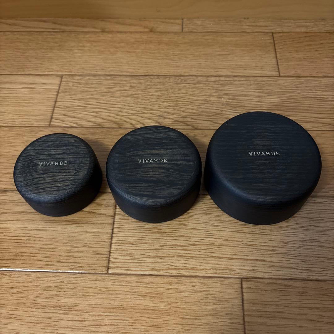 【未使用】VIVAHDE 山のうつわ demi ブラック