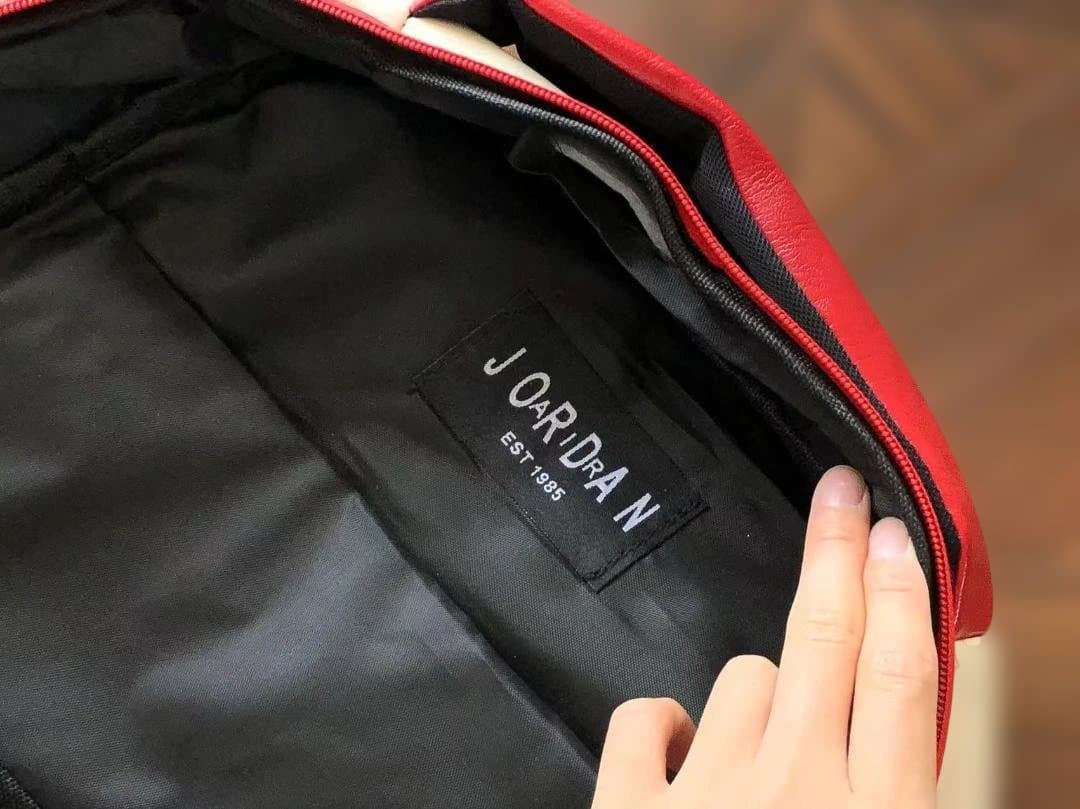 Jordan バスケットボール用バッグ レッド/ベージュ