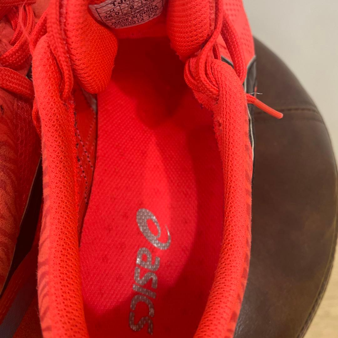 ASICS Tartherzeal 3 スパイクシューズ レッド