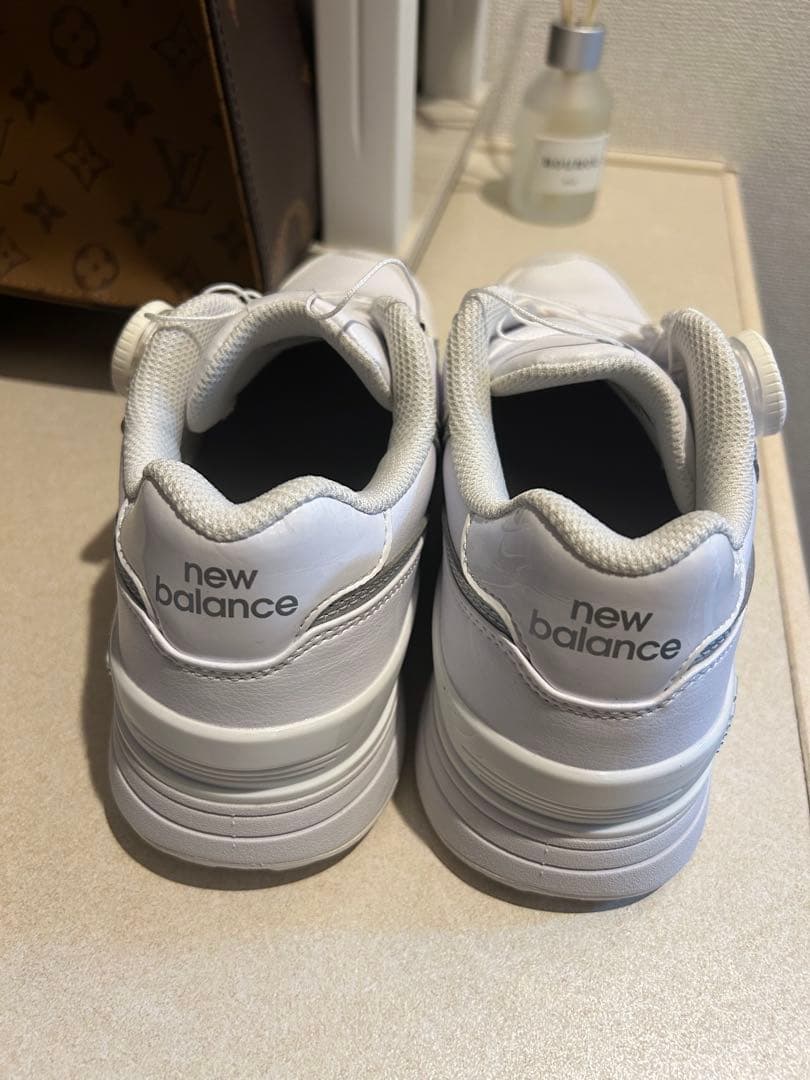 New Balance 574 ホワイト ゴルフシューズ　即日発送