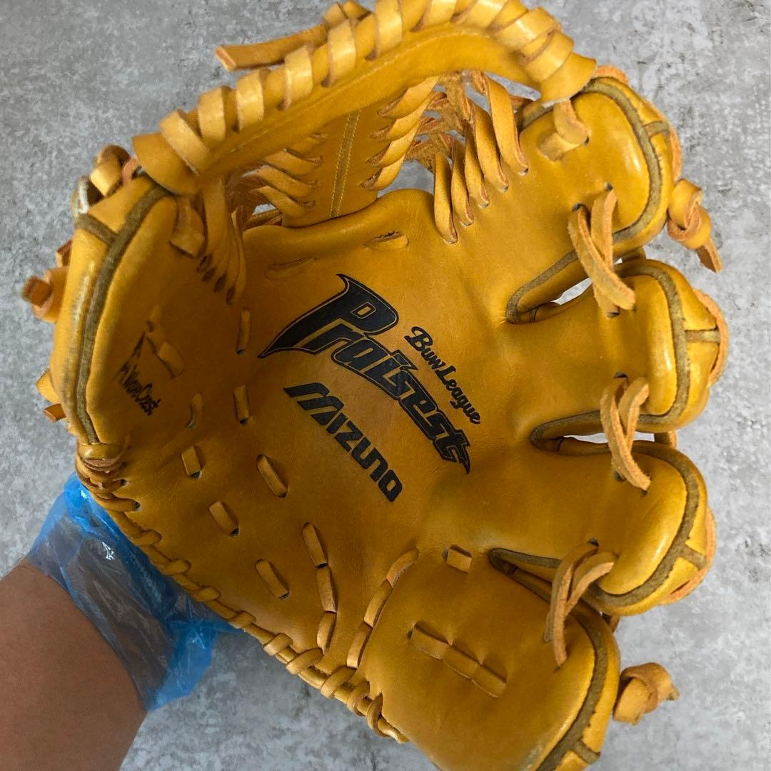 ミズノ 青ビュー 一般 大人用 硬式 野球 グローブ 状態良好としてはレア