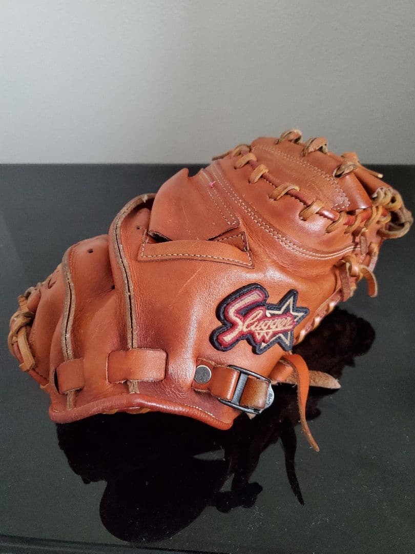 軟式　少年　久保田スラッガー　キャッチャーミット　大人も可能　刺繍無し