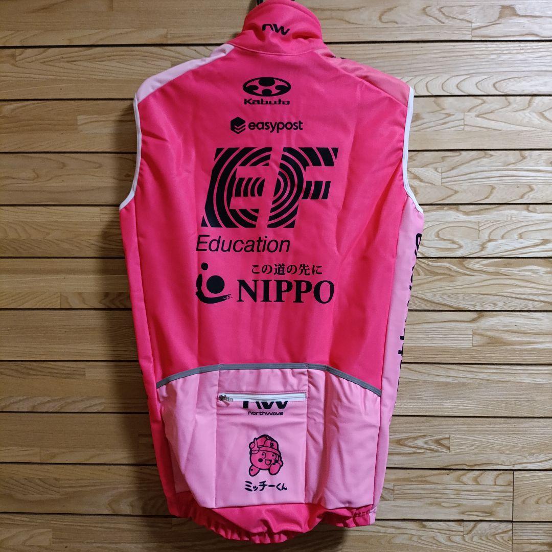 支給品　サーマルベスト　NW　EF Education-Nippo　裏起毛　ジレ