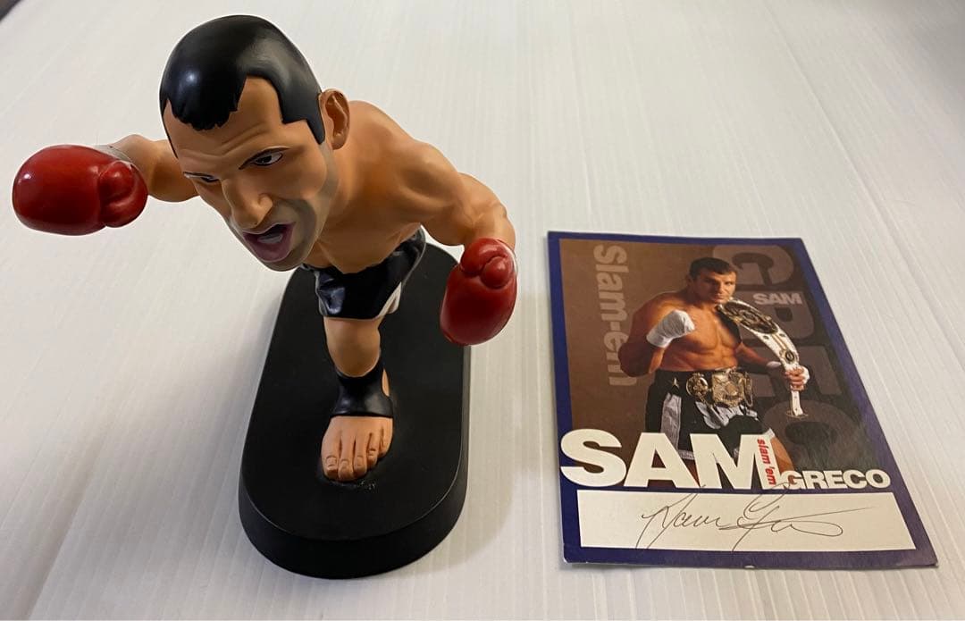 K‐1 サムグレコフィギュア 直筆サイン入りポストカード トレーディングカード