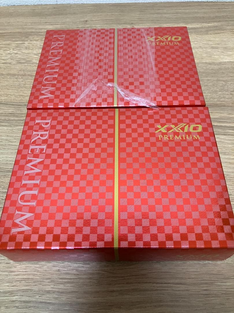 XXIO プレミアム ゴルフボール 12個 2箱 ロイヤルレッド