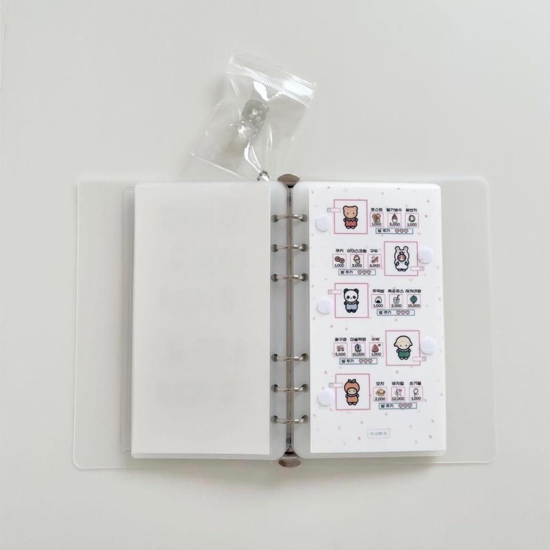 ラスト1点　韓国　貯金　アクリルバインダー　カバー　リフィル　 ピカブー
