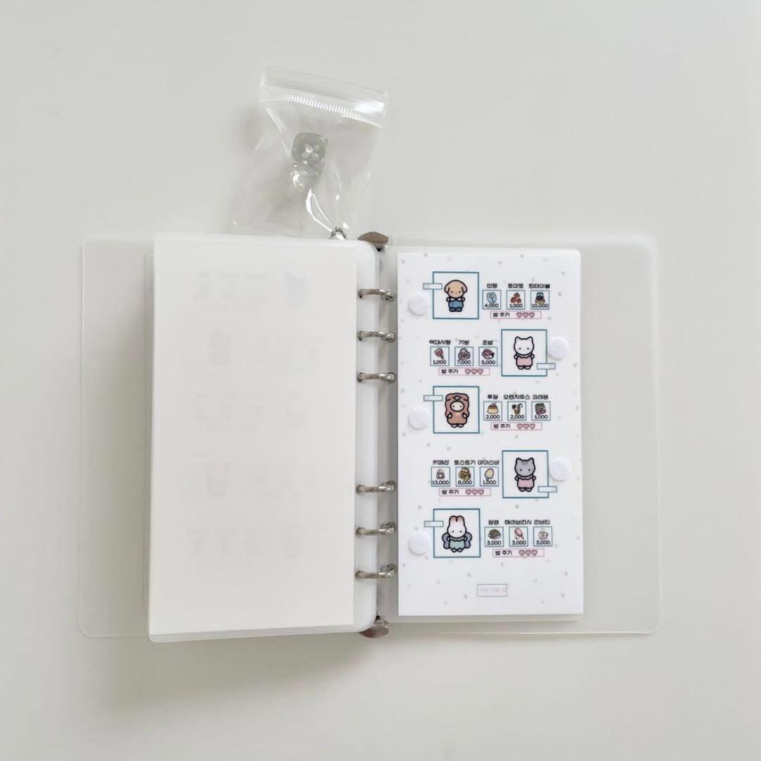ラスト1点　韓国　貯金　アクリルバインダー　カバー　リフィル　 ピカブー