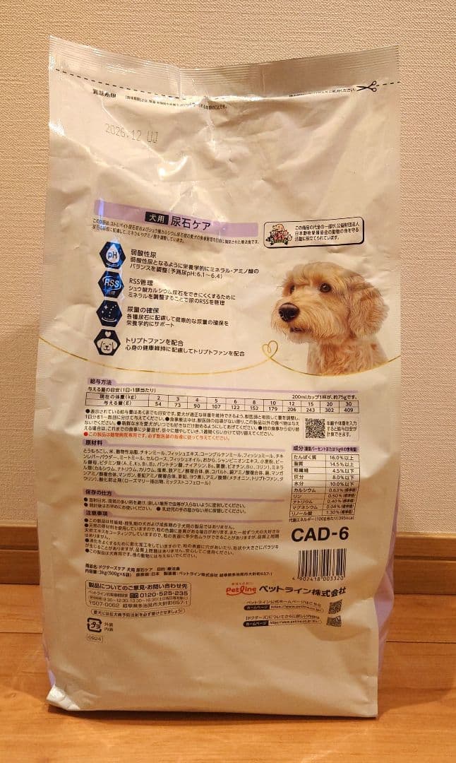 犬用 ドクターズケア 尿石ケア 3kg