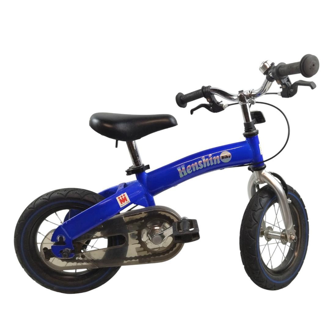 (送料無料) へんしんバイク　12.5インチ　キッズ自転車 ブルー