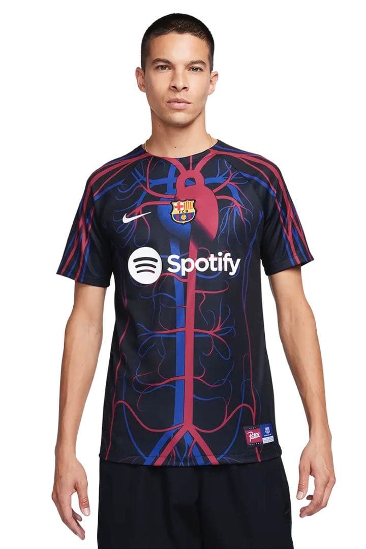 USSサイズ ナイキ FCバルセロナ x パタ ショートスリーブ サッカートップ