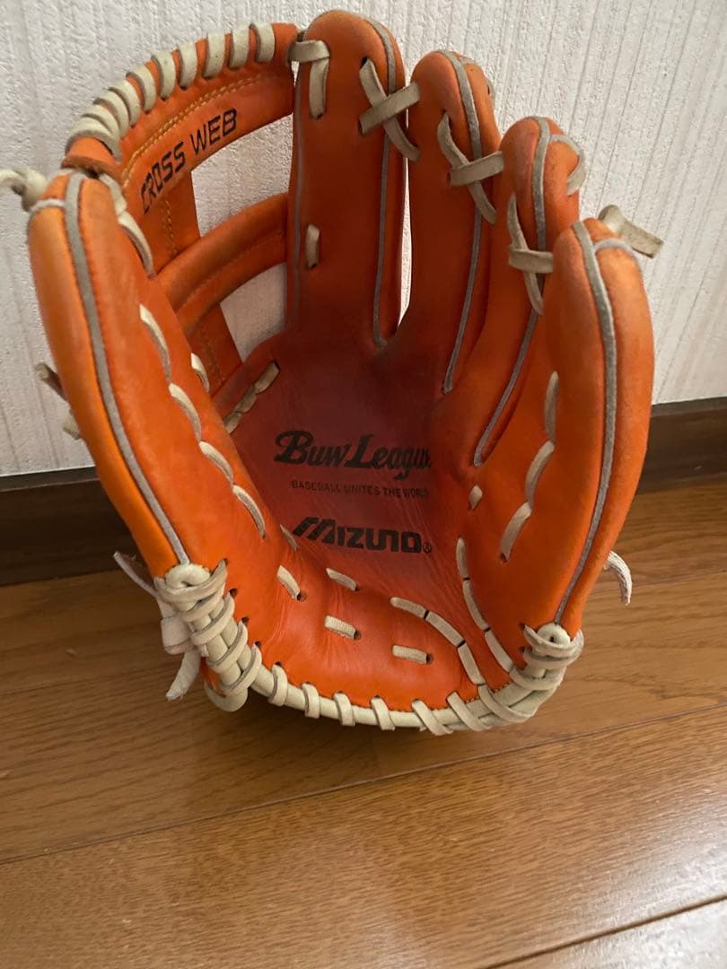 MIZUNO Buw League オールランド オレンジグローブ（軟式 一般）