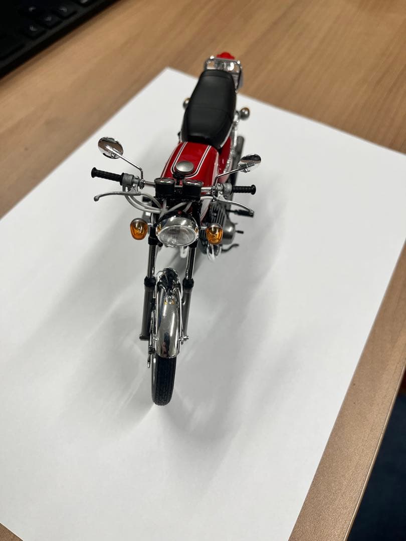 プラモデル　KAWASAKI MACH-Ⅲ レッドカラー　ハセガワ1/12