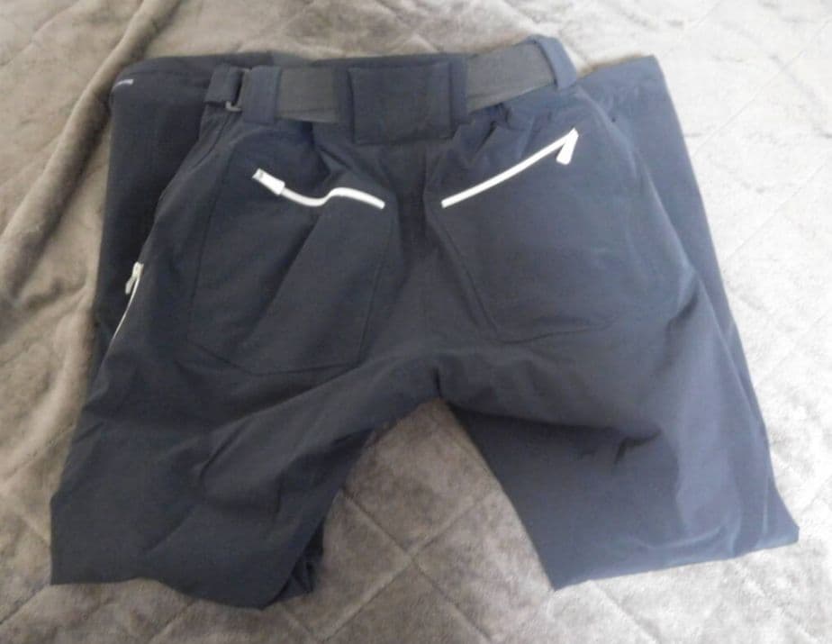 Jリンドバーグ　黒ネイビー フード付き スキーウェア上下　Lサイズ