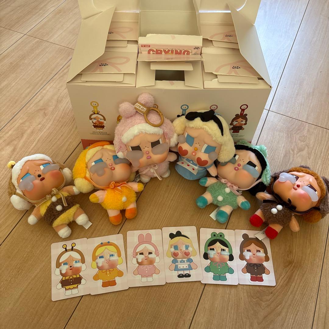 Pop mart crybaby cry again ぬいぐるみセット