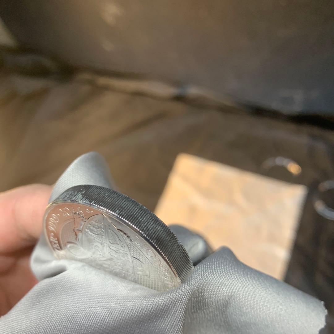 S4 純銀貨 2オンス クイーンズビースト　2016 ライオン・イングランド