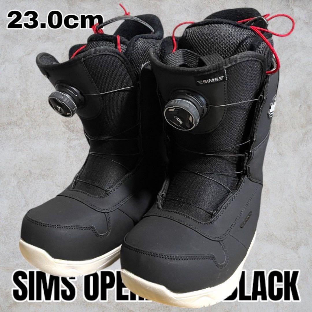 SIMS/シムス23cm スノーボードブーツ BOAシステム ブラック