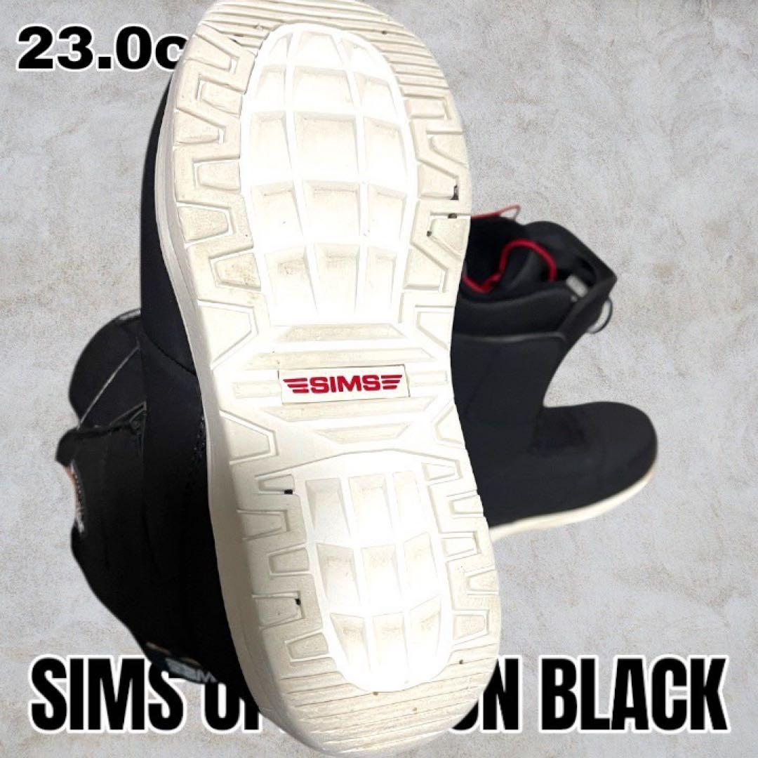 SIMS/シムス23cm スノーボードブーツ BOAシステム ブラック