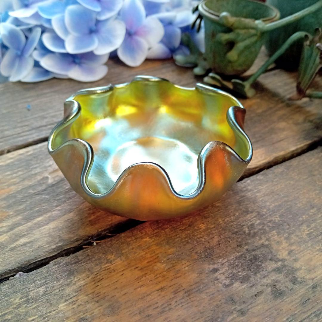 ルイスCティファニー ソルトセラー ファブリルガラス おうち美術館にq47