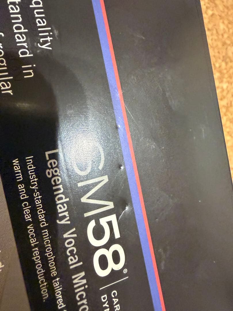 SHURE SM58 ダイナミックマイク 定番ボーカル用 付属品完備 動作未確認