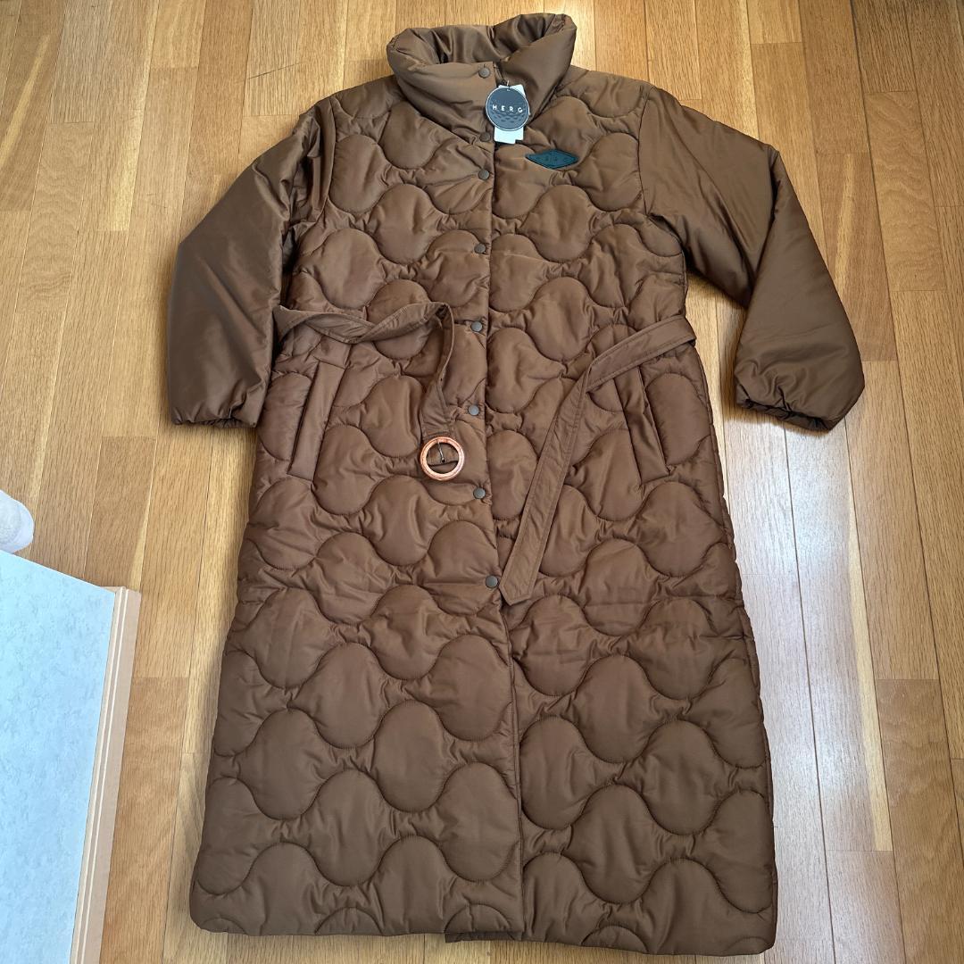 タグ付き　HERG1 エルグワン 　ロングダウンコート