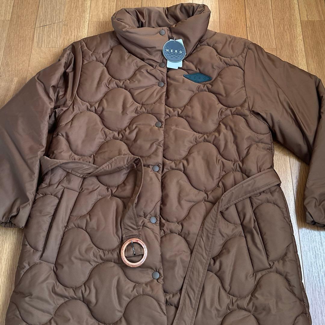 タグ付き　HERG1 エルグワン 　ロングダウンコート