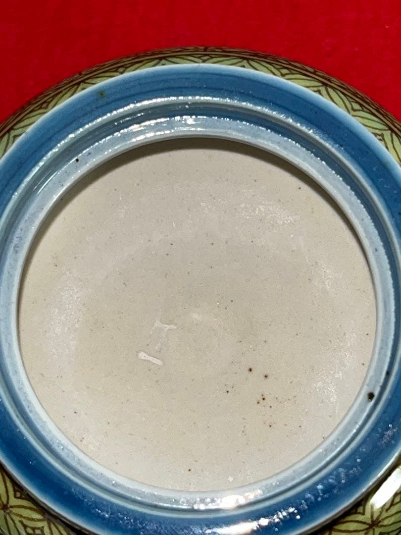 人間国宝 柳雨軒 三代 徳田八十吉(正彦銘)  彩釉 小紋香炉 管理T149