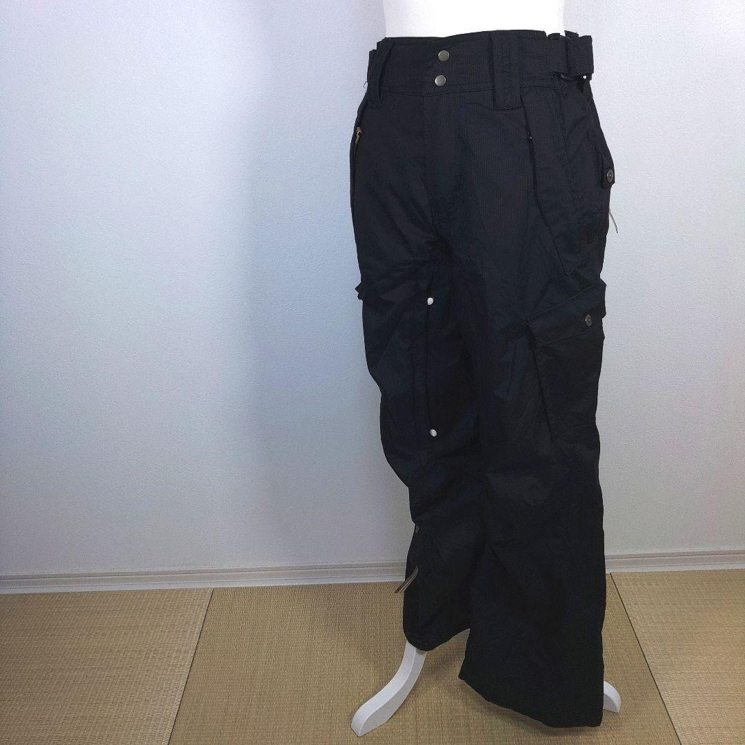 レディース　M　スキー　スノーボードウェア　上下セット　レッド　チェック柄　黒