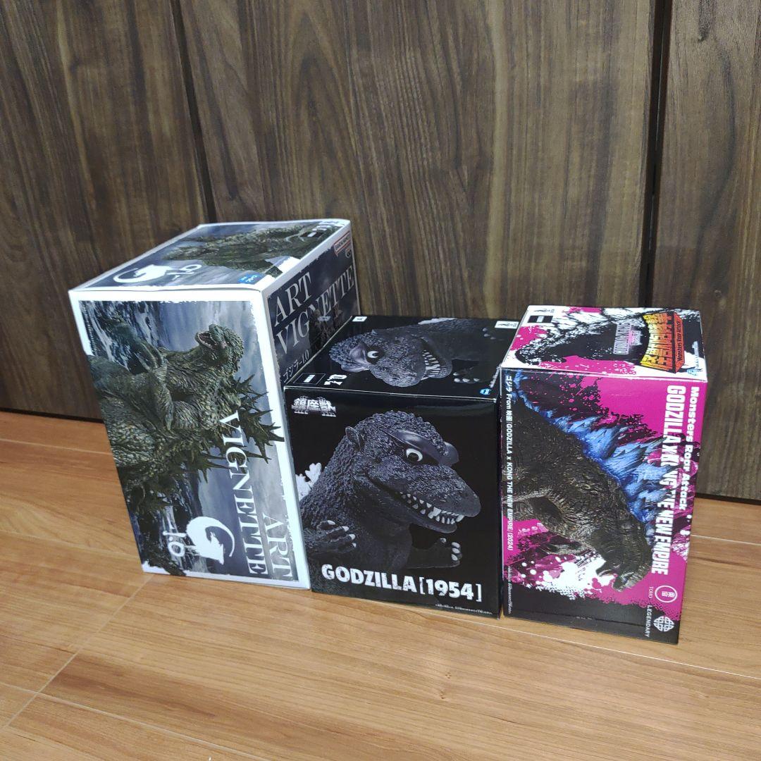 ゴジラ-1.0　フィギュア　怪獣咆哮撃　ゴジラ 東宝怪獣シリーズ 鎮座獣 まとめ