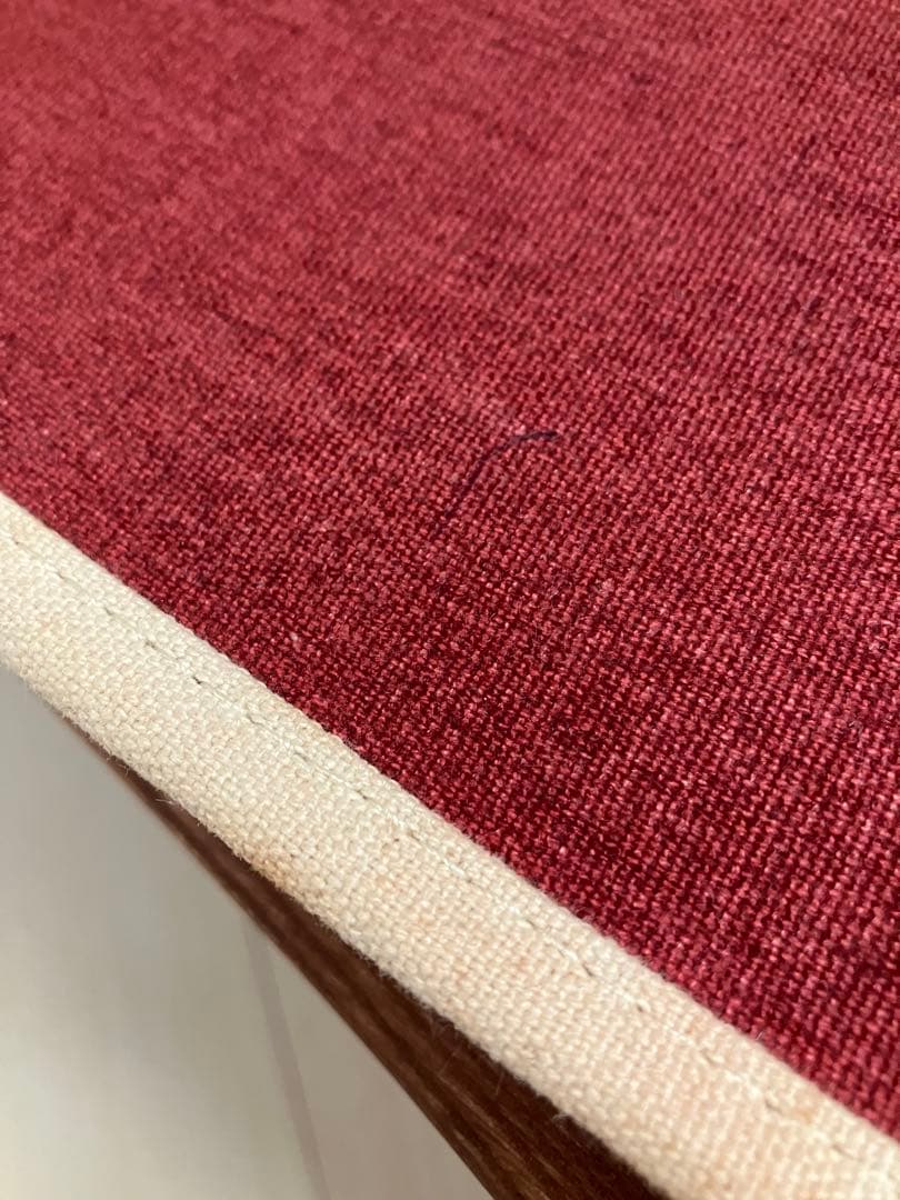 BLACK DESIGN ウッドチェアロー レッド