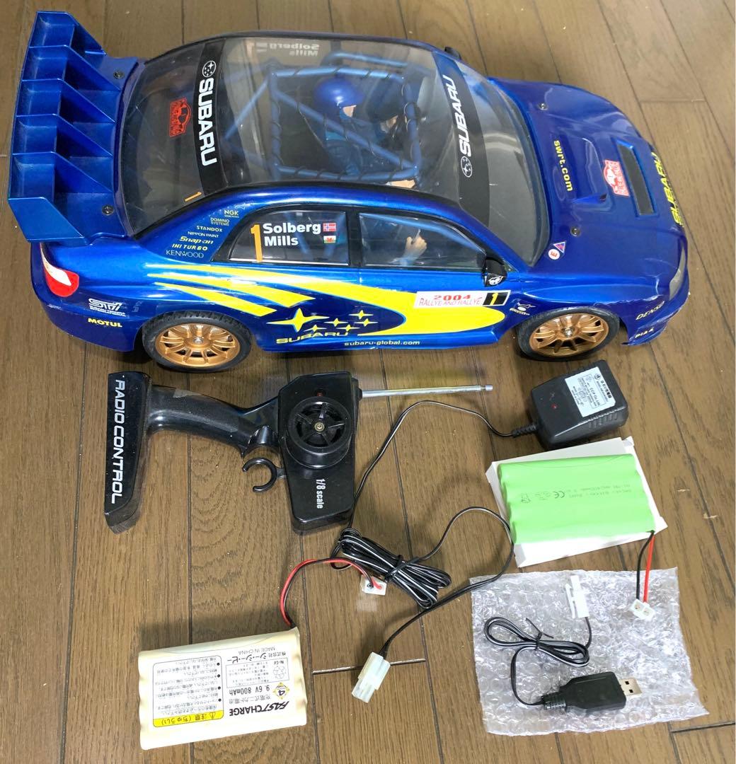本日限定❗️ラジコン　スバル　インプレッサ　1/8 バッテリー