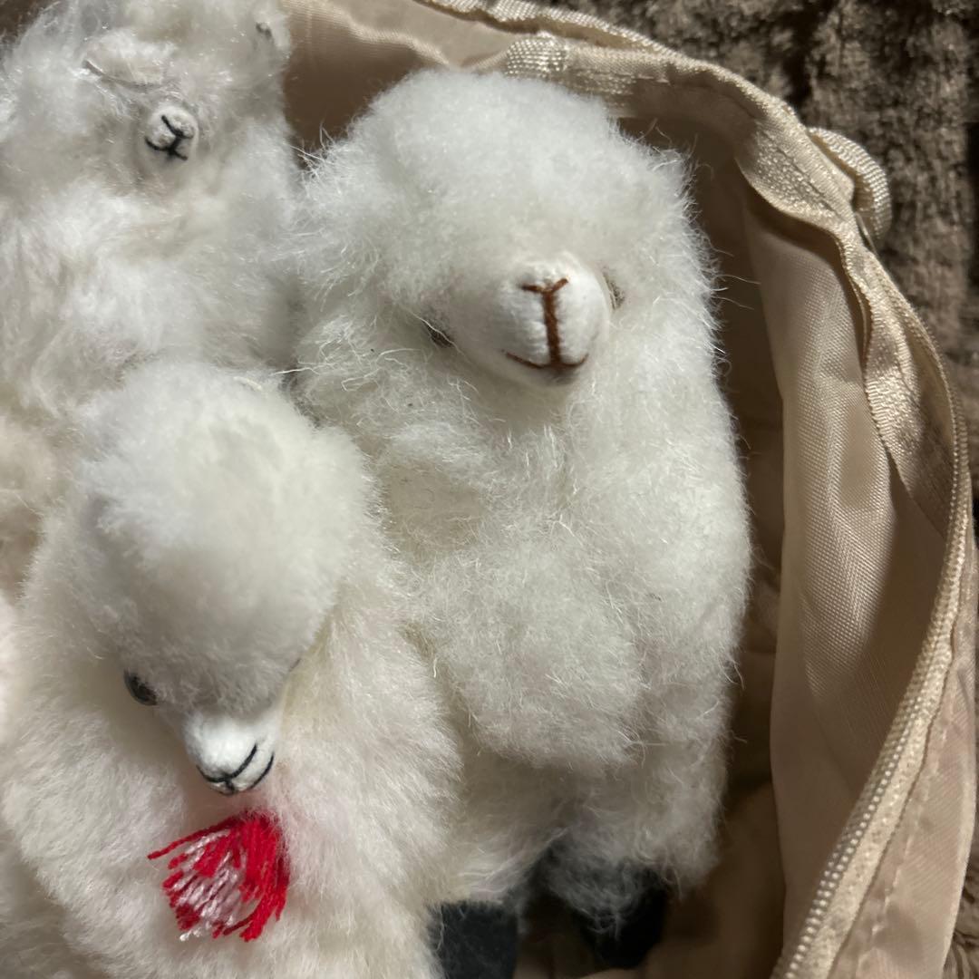 ペルー現地購入　アルパカぬいぐるみ5点セット