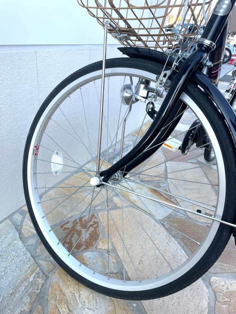 福岡市　子供自転車　ブリヂストンエコパルモカ　24インチ　bikkeヘルメット付