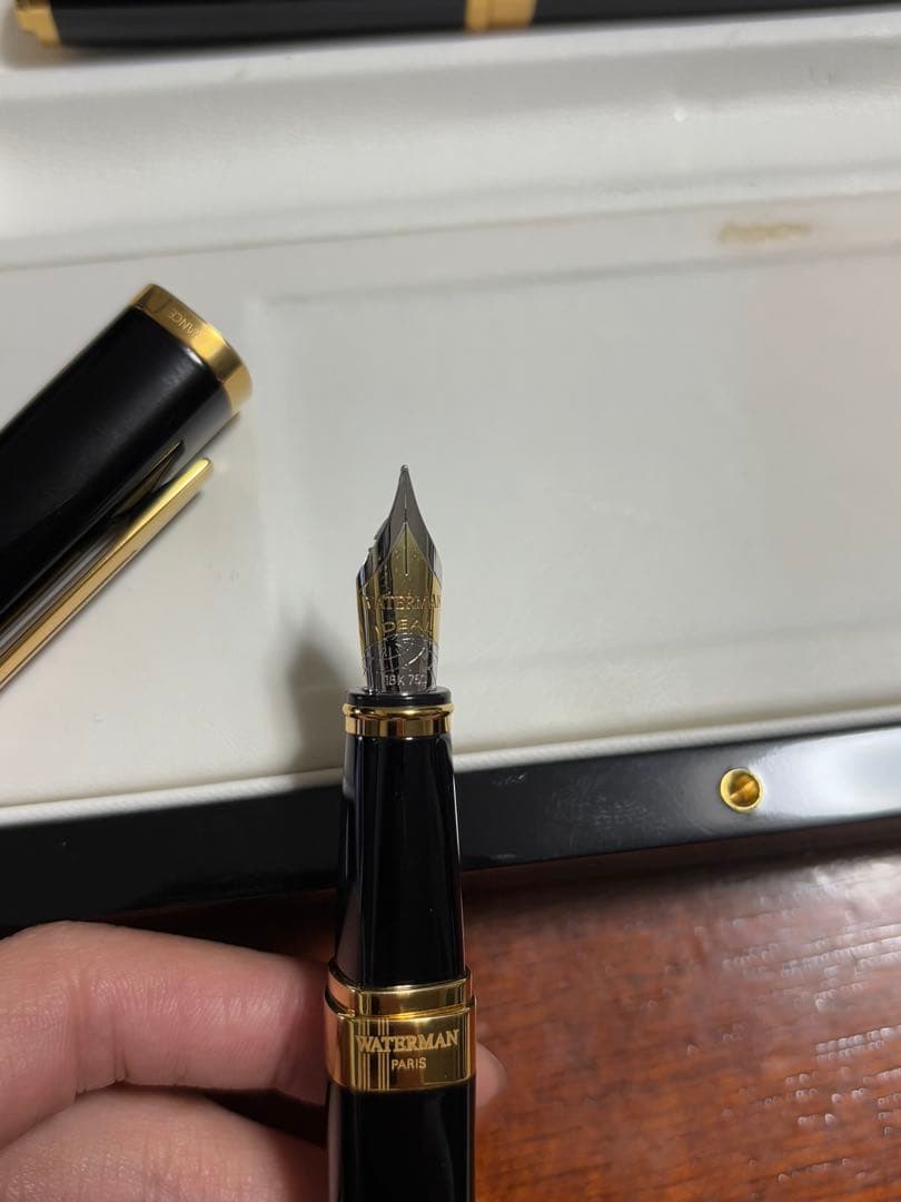 WATERMAN 万年筆 ボールペン セット エクセプションスリム k18 美品