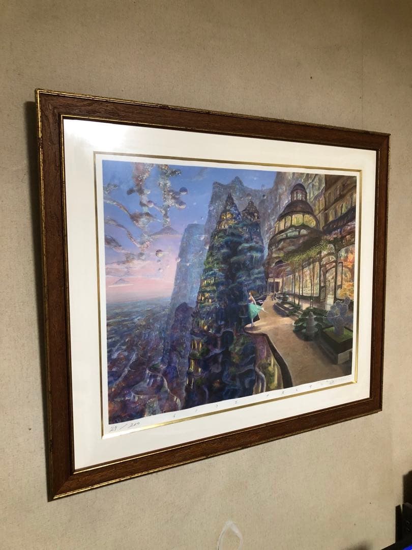 井上直久「天文館の宵」ピエゾグラフ