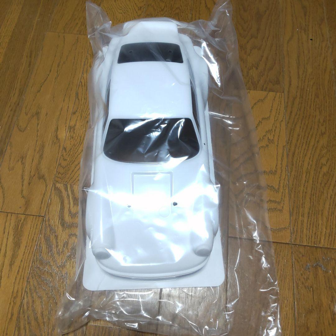 タミヤ 1/10RC ポルシェ塗装済ボディ、ステッカー、タイヤ、ホイール