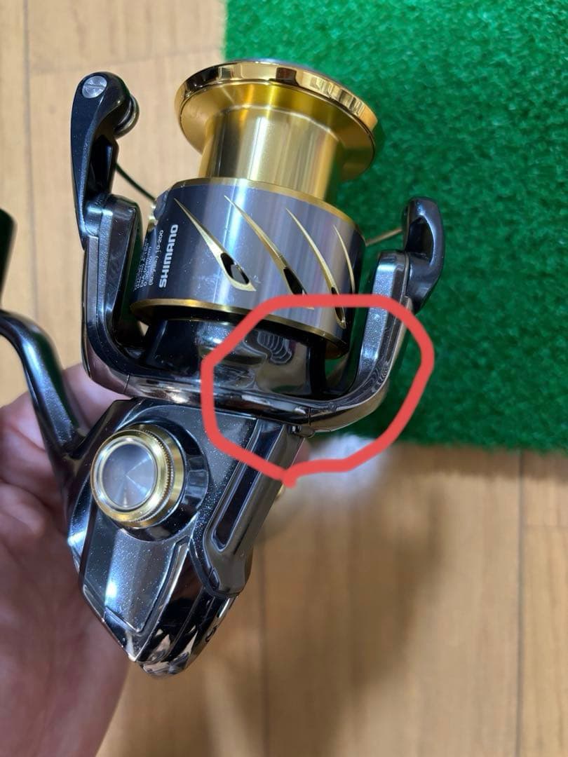 シマノ 14ステラ4000XG➕夢屋EVAラウンドハンドル