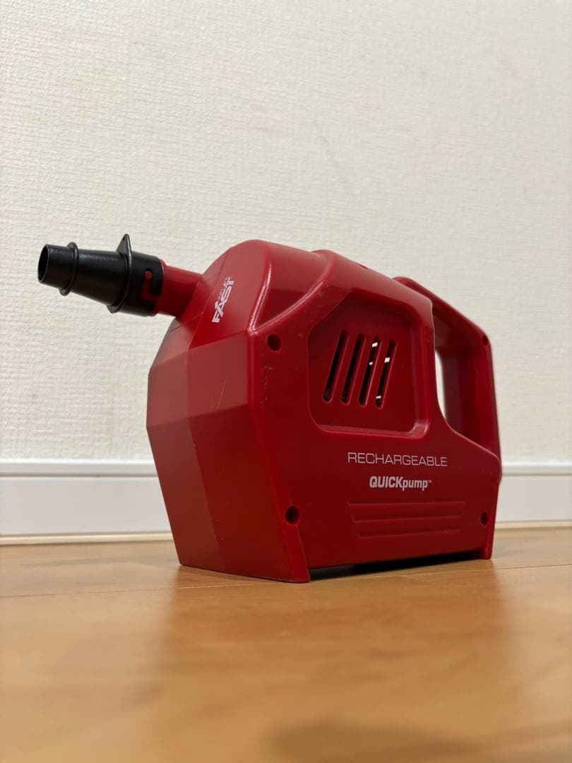 【美品】コールマン エアベッドW＋充電式クイックポンプ